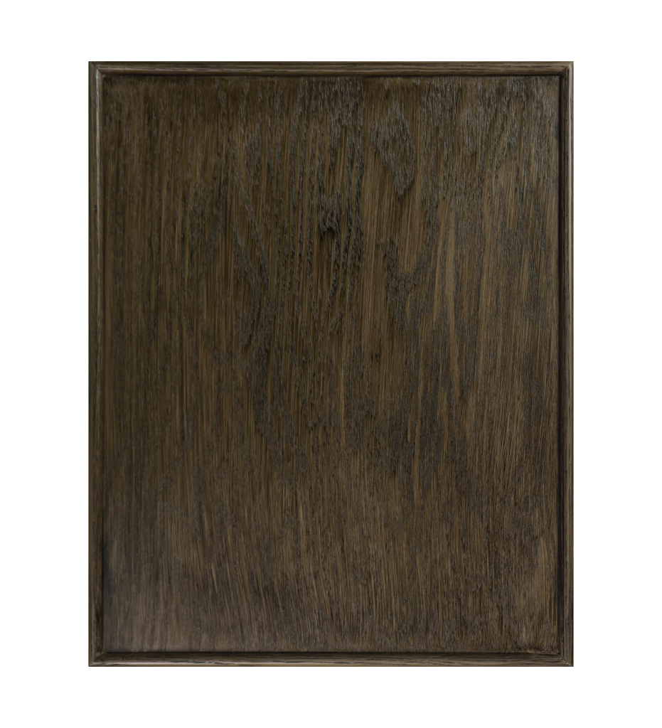 Door Style : Lake - Specie : Red Oak (Flat Cut) Stained : R-OAK-5063 - Treatment : Glaze 63 - Heavy Brush