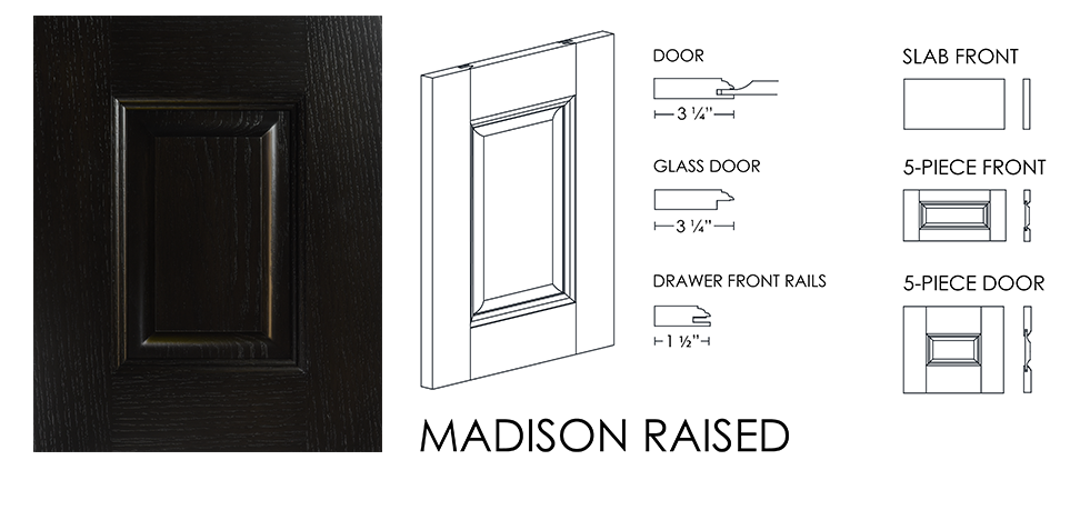 Madison Raised - Black Coal - W-Oak-5148